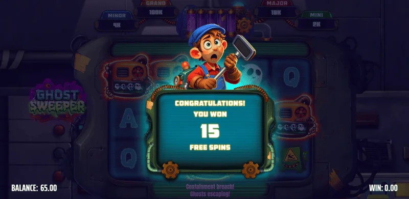 Ghost Sweeper - kuanza kwa Free Spins